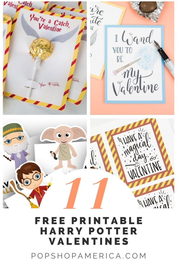 11 Free Printable Harry Potter Valentine Cards in Printable Harry Potter Valentines Day Cards