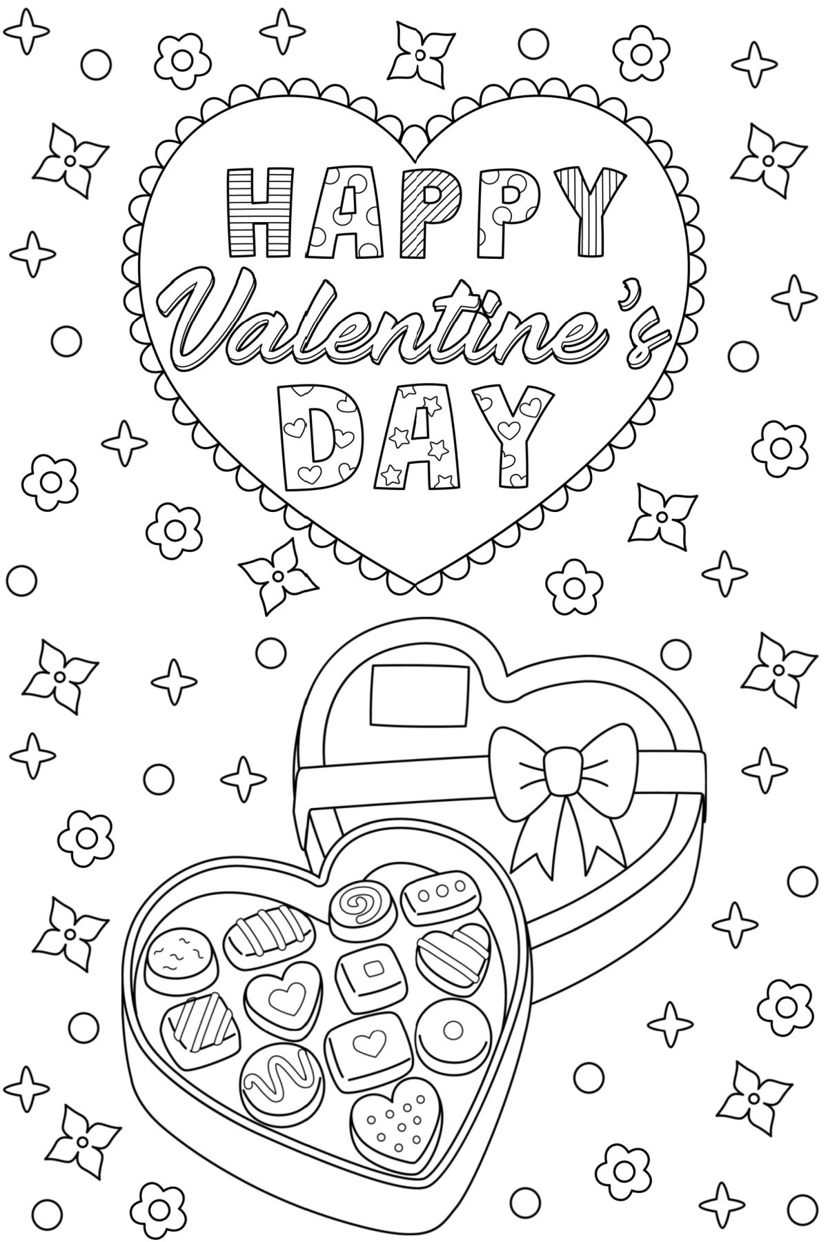 14 Valentine&amp;#039;S Day Coloring Pages - Free Printables For All Ages pertaining to Valentine&amp;amp;#039;s Coloring Pages Printable
