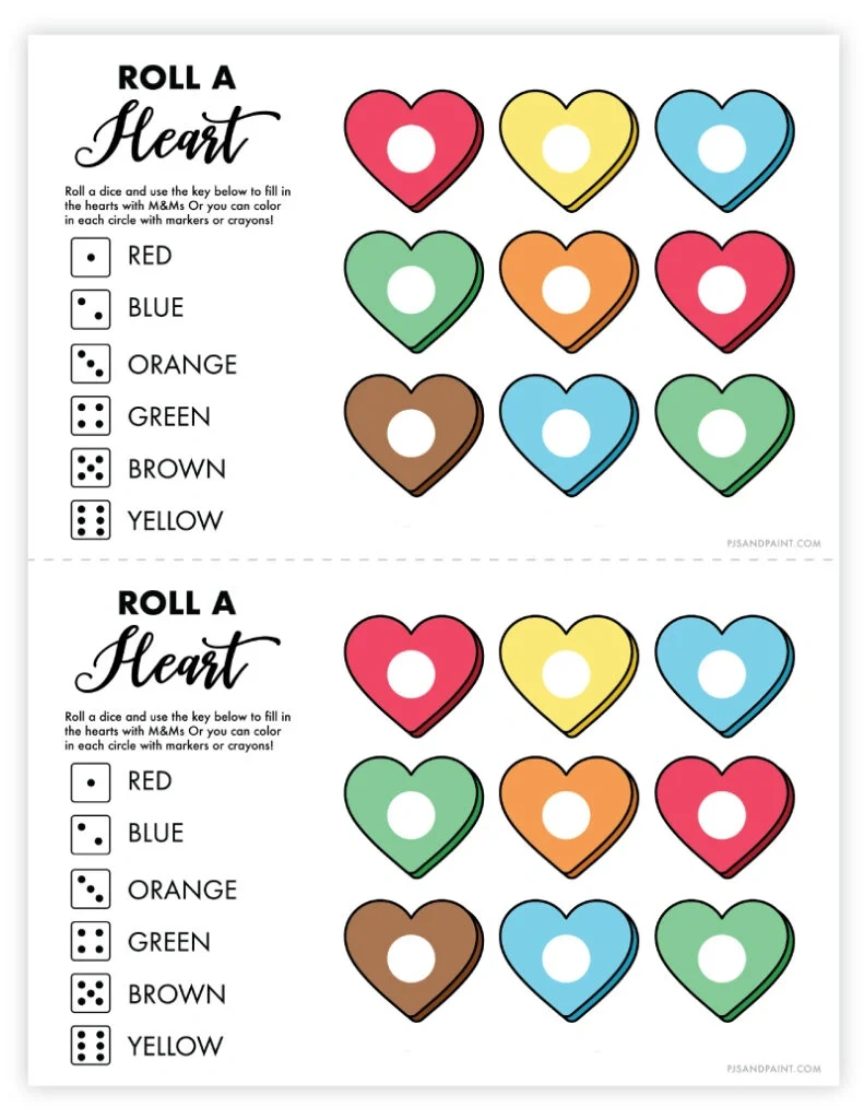 18 Free Printable Valentine&amp;#039;S Day Games And Activities - Pjs And Paint within Printable Valentines Day Games