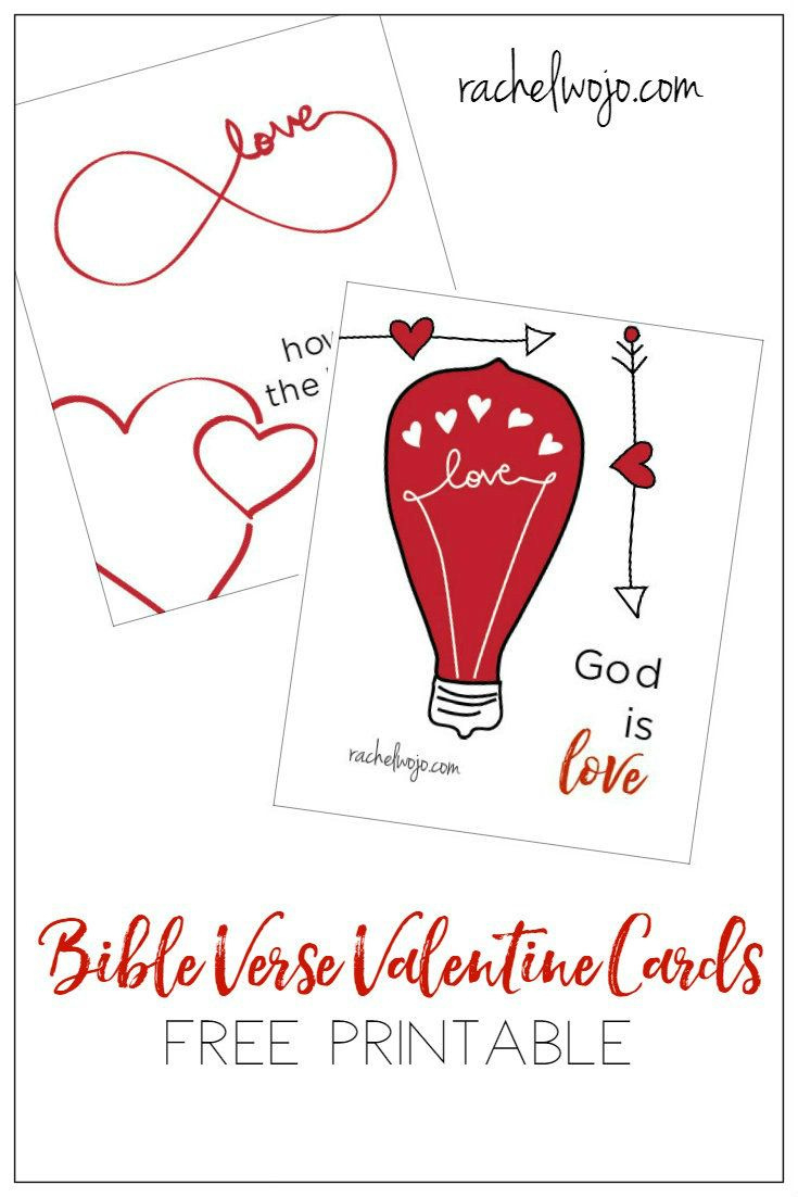 Bible Verse Valentine Printable intended for Valentine Bible Verses Printable
