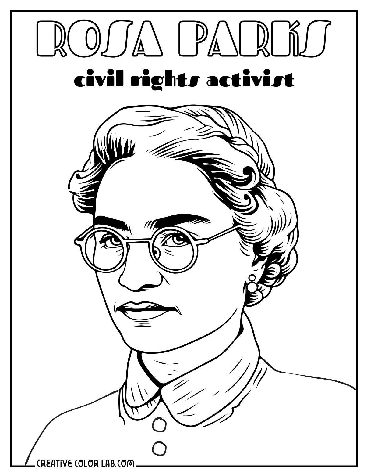 Black History Month Coloring Pages | Free, Printable Pdfs with regard to Free Printable Coloring Page Of Rosa Parks