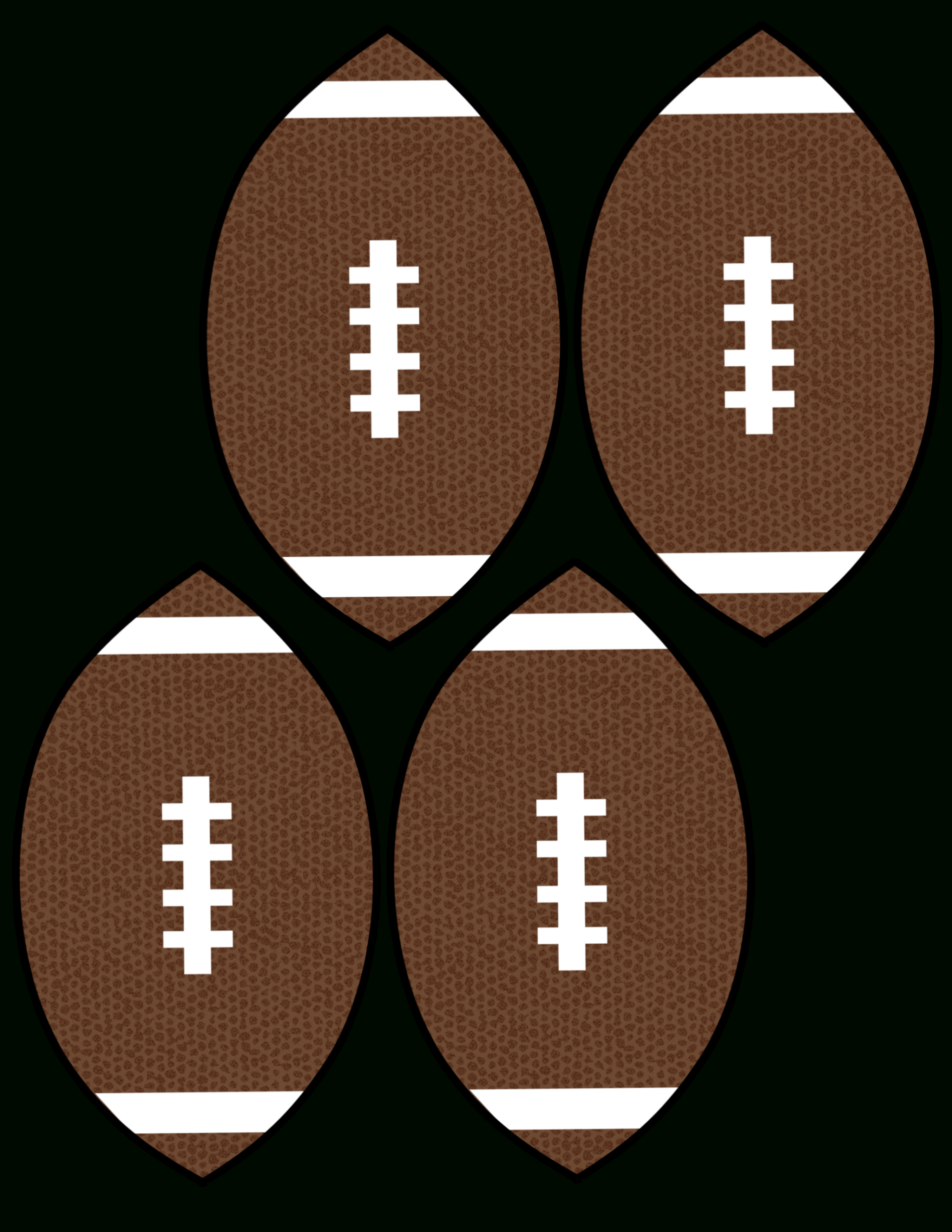 Cheap Super Bowl Decorations {Football Banner} - Paper Trail Design with regard to Super Bowl Decorations Printable