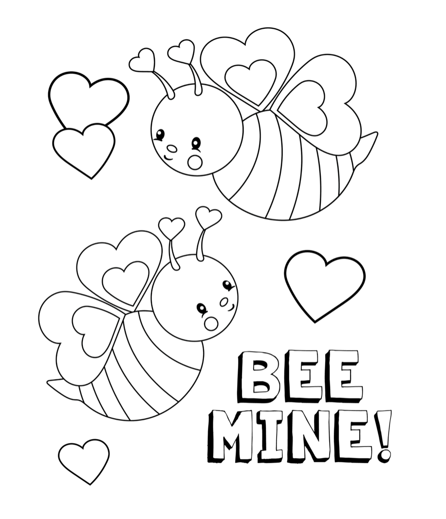 Cute Valentine&amp;#039;S Day Coloring Pages For Kids - Crazy Little Projects with Free Valentine Printable Coloring Pages