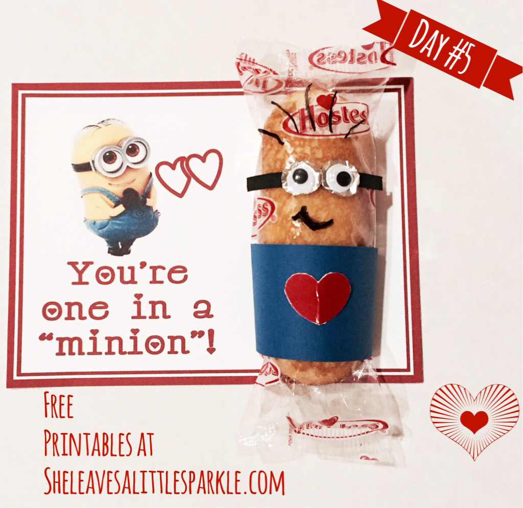 Day #5: You&amp;#039;Re One In A Minion! - Summer Adams within Valentine Your One in a Minion Printable