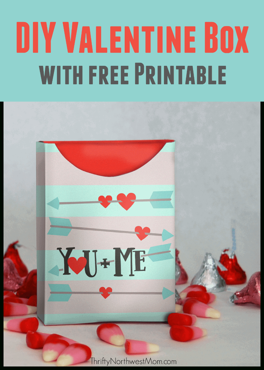 Diy Valentine Box Ideas With Free Printables - Thrifty Nw Mom in Printable Valentine Box Decorations