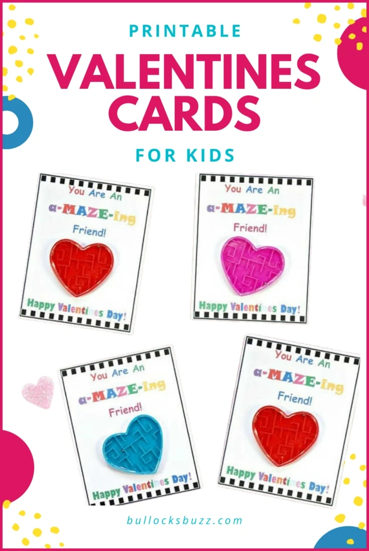 Diy Valentine&amp;#039;S Day Cards For Kids With Free Printable! Candy-Free pertaining to Printable Valentine Cards For Preschoolers