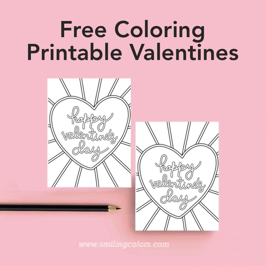 Easy Valentine Crafts For For You To Try - Smiling Colors intended for Free Printable Valentine Crafts For Kids