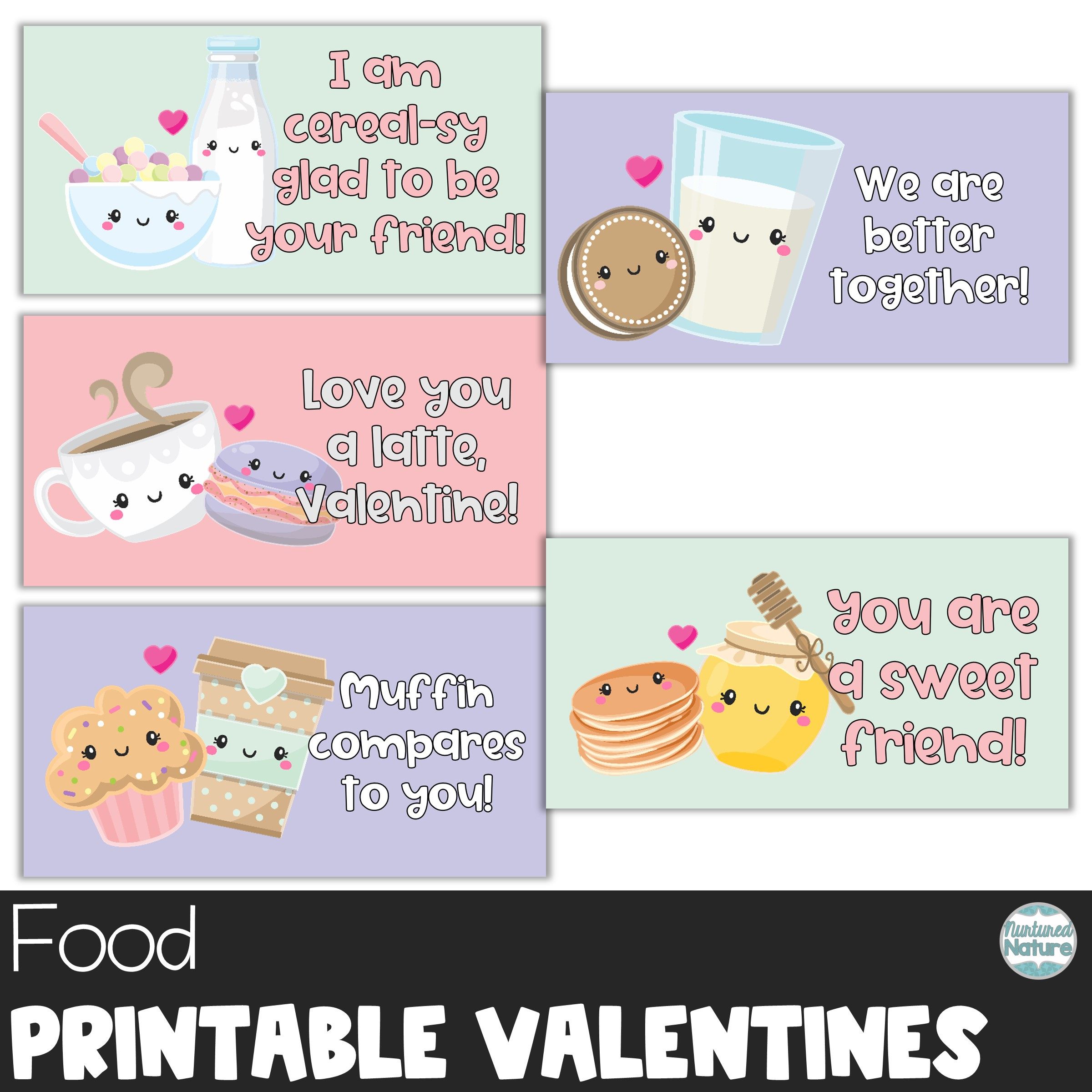 Food Friends Printable Valentine&amp;#039;S Day Cards For Students – Coffee regarding Printable Valentine Cards For Friends