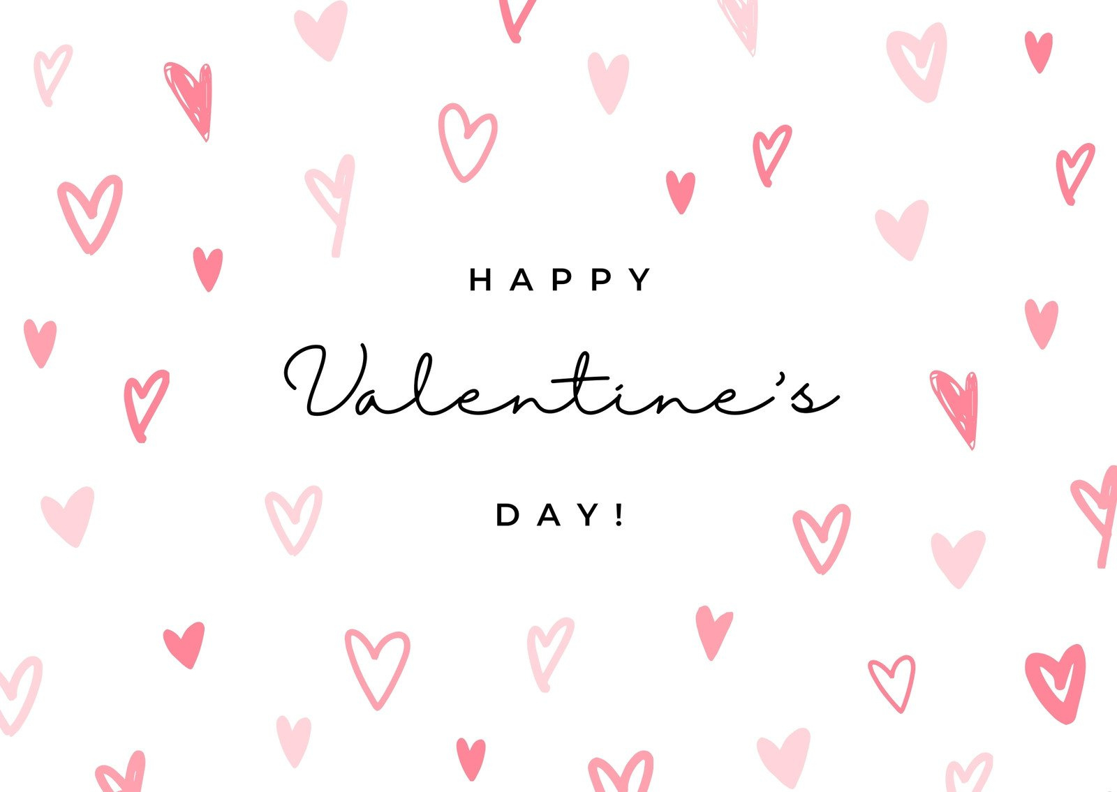 Free Custom Printable Valentine'S Day Card Templates | Canva intended for Happy Valentines Day Printable
