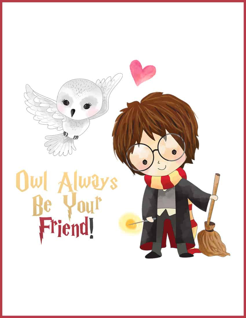 Free Printable Harry Potter Valentine'S Day Cards - The Cottage Market pertaining to Printable Harry Potter Valentines Day Cards
