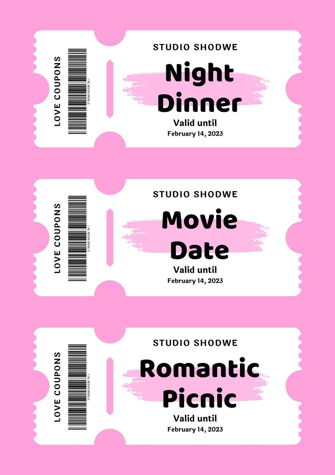 Free Printable Love Coupon Templates | Canva with Printable Valentine&amp;amp;#039;s Day Coupons