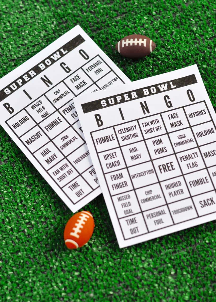 Free Printable Super Bowl Bingo - Make Life Lovely throughout Free Printable Super Bowl Party Decorations