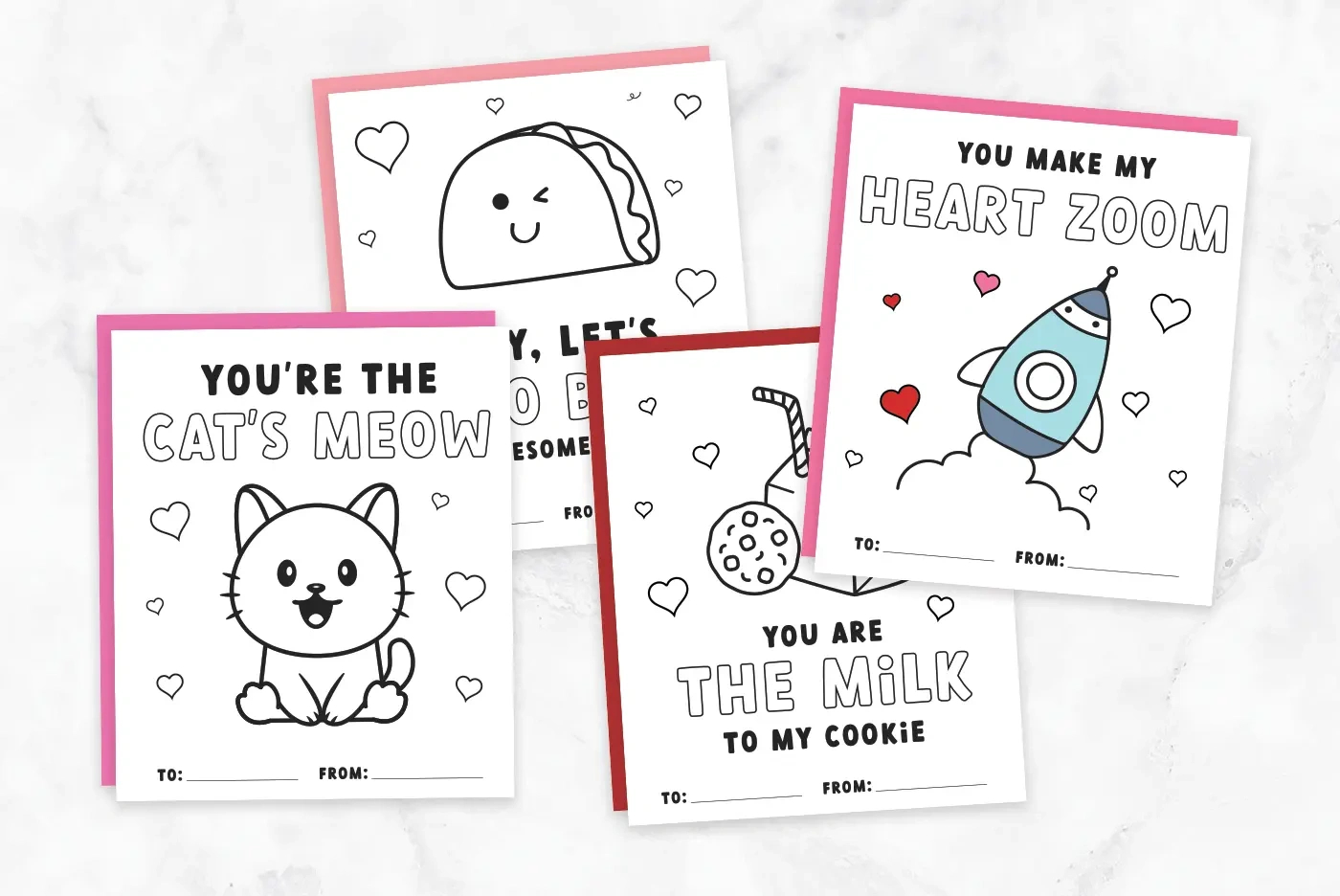 Free Printable Valentines Cards To Color - Favorite Printables throughout Valentines Cards Kids Printable