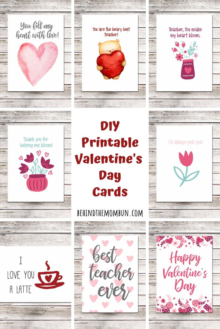Free Teacher Appreciation Cards For Valentine'S Day inside Free Printable Teacher Valentine Cards