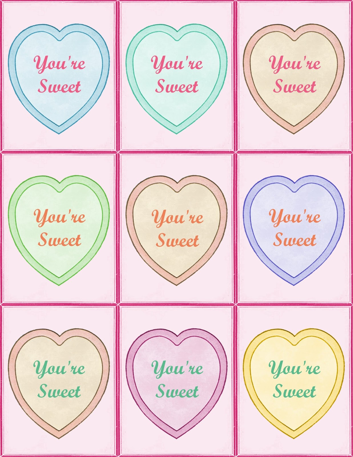 Free Valentine Printables Pdf For Kids Valentines Quotes Vector for Printable Valentine Messages