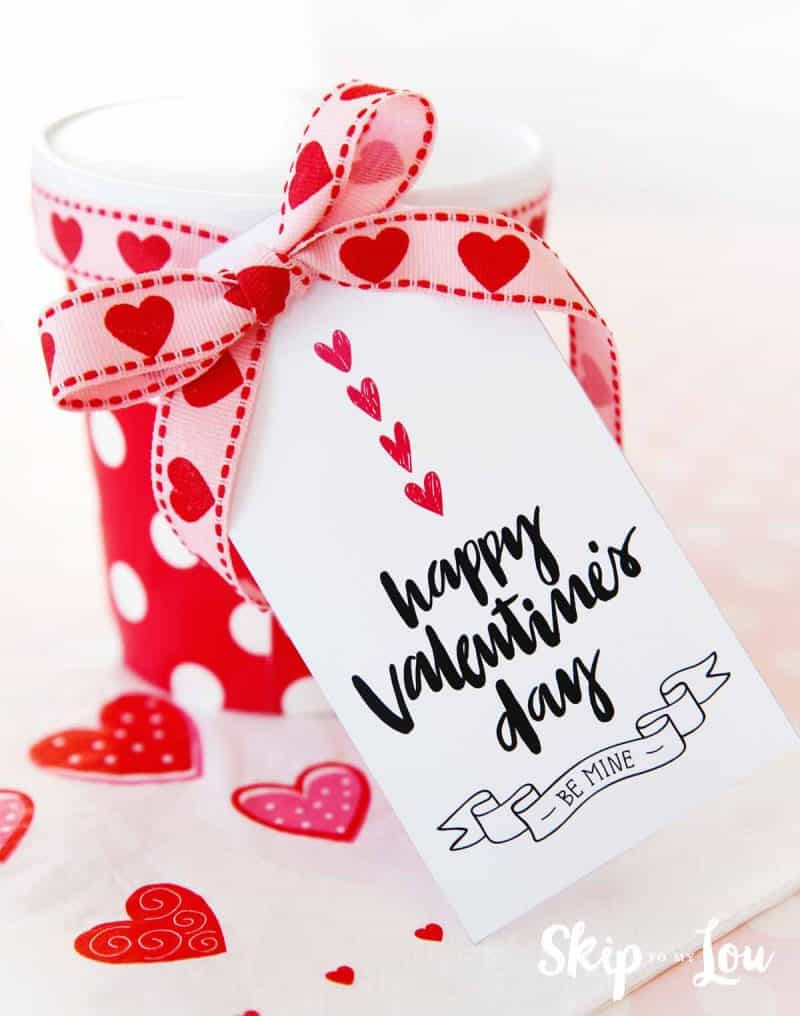 Happy Valentine'S Day Gift Tags | Skip To My Lou with Free Printable Valentine Gift Tag