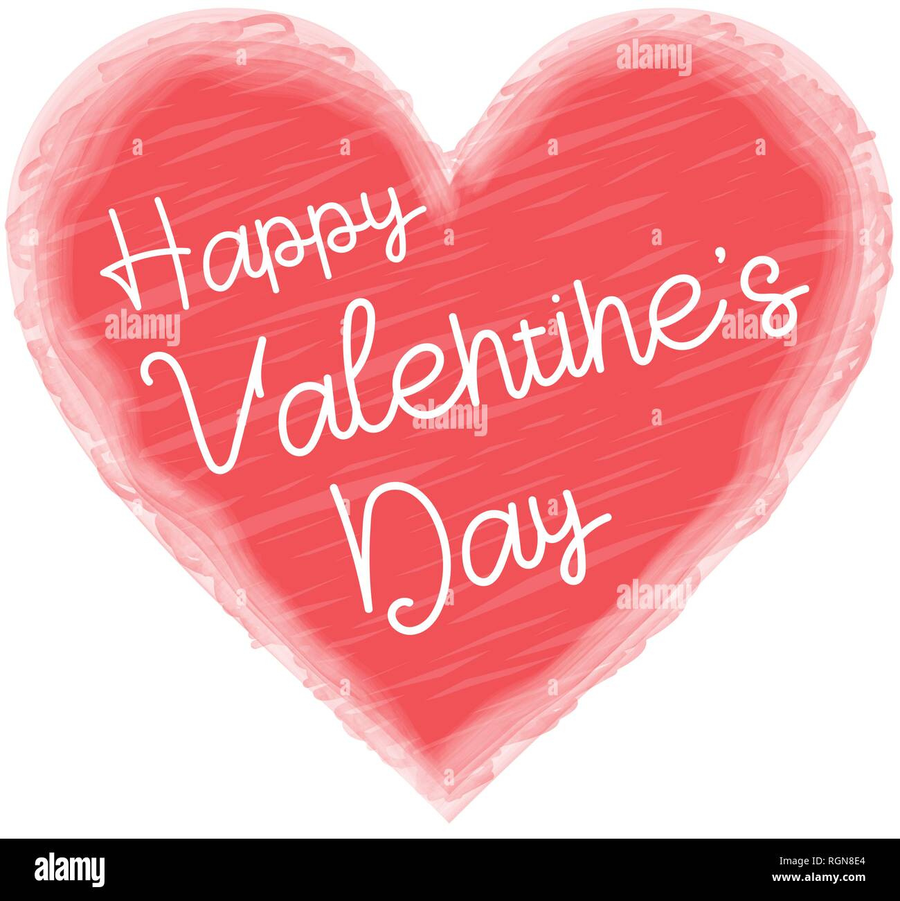 Happy Valentine&amp;#039;S Day Greeting Card Template With Typography Text for Printable Happy Valentines Day Heart