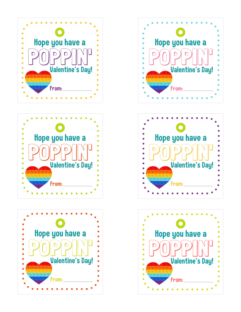 Have A Poppin&amp;#039; Valentine&amp;#039;S Day Free Printable Gift Tags - Baking with Have a Poppin&amp;amp;#039; Valentines Day Free Printable