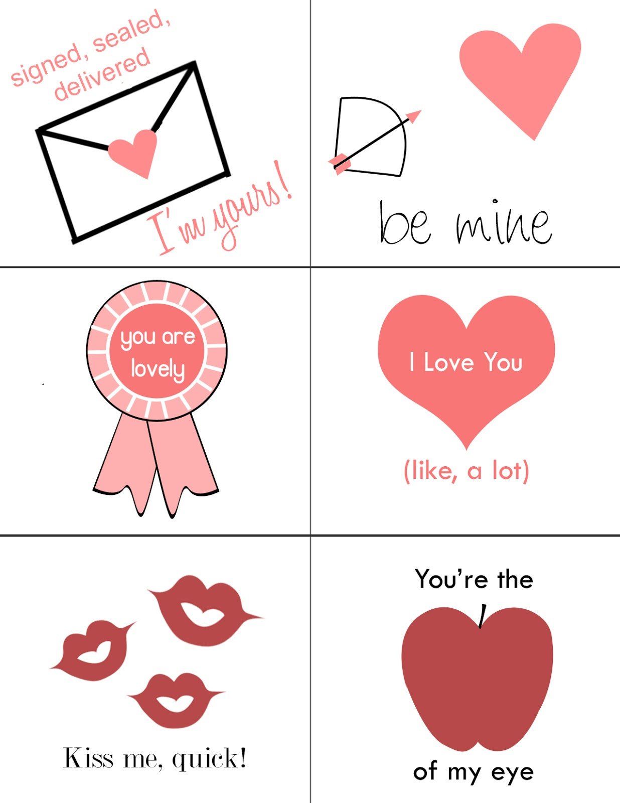 Heart Free Printable Valentines Day Cards For Him Valentine&amp;amp;#039;S throughout Printable Valentine Cards For Boyfriend