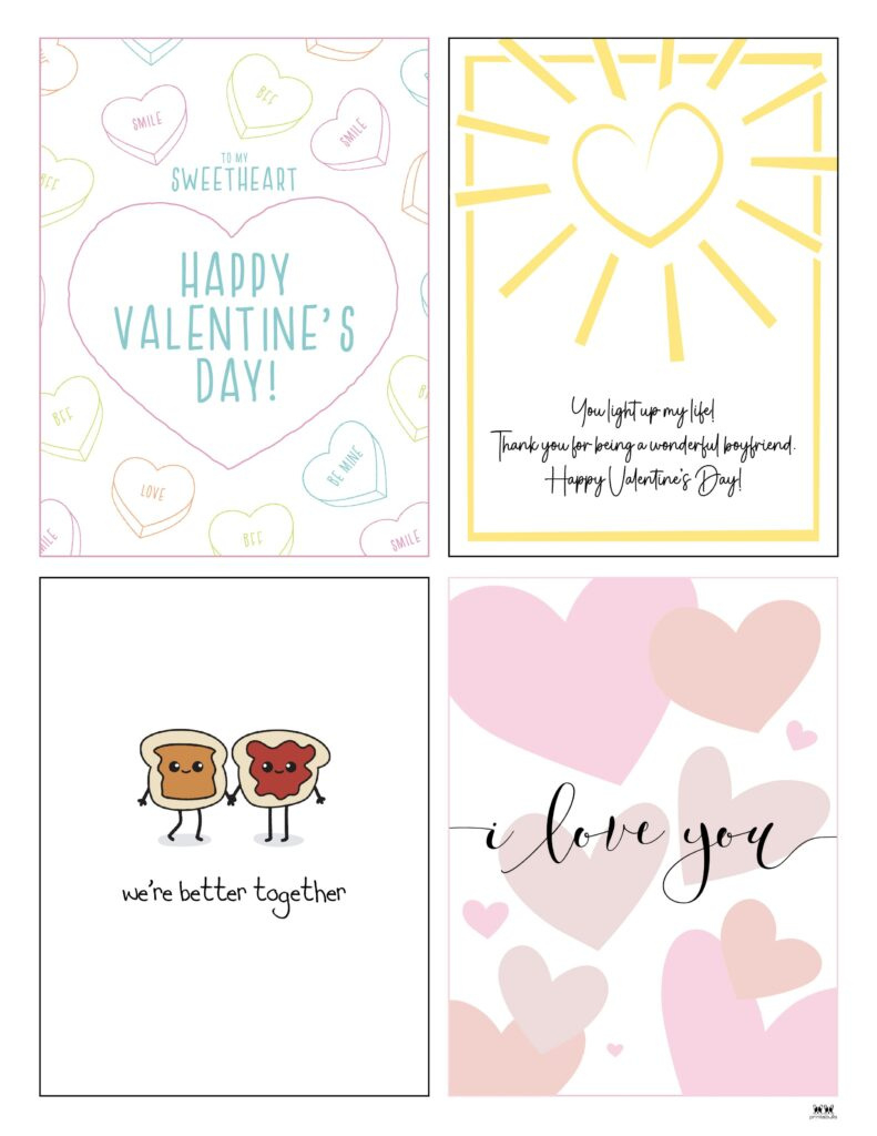Heart Free Printable Valentines Day Cards For Him Valentine&amp;amp;#039;S with regard to Printable Valentine Cards For Boyfriend