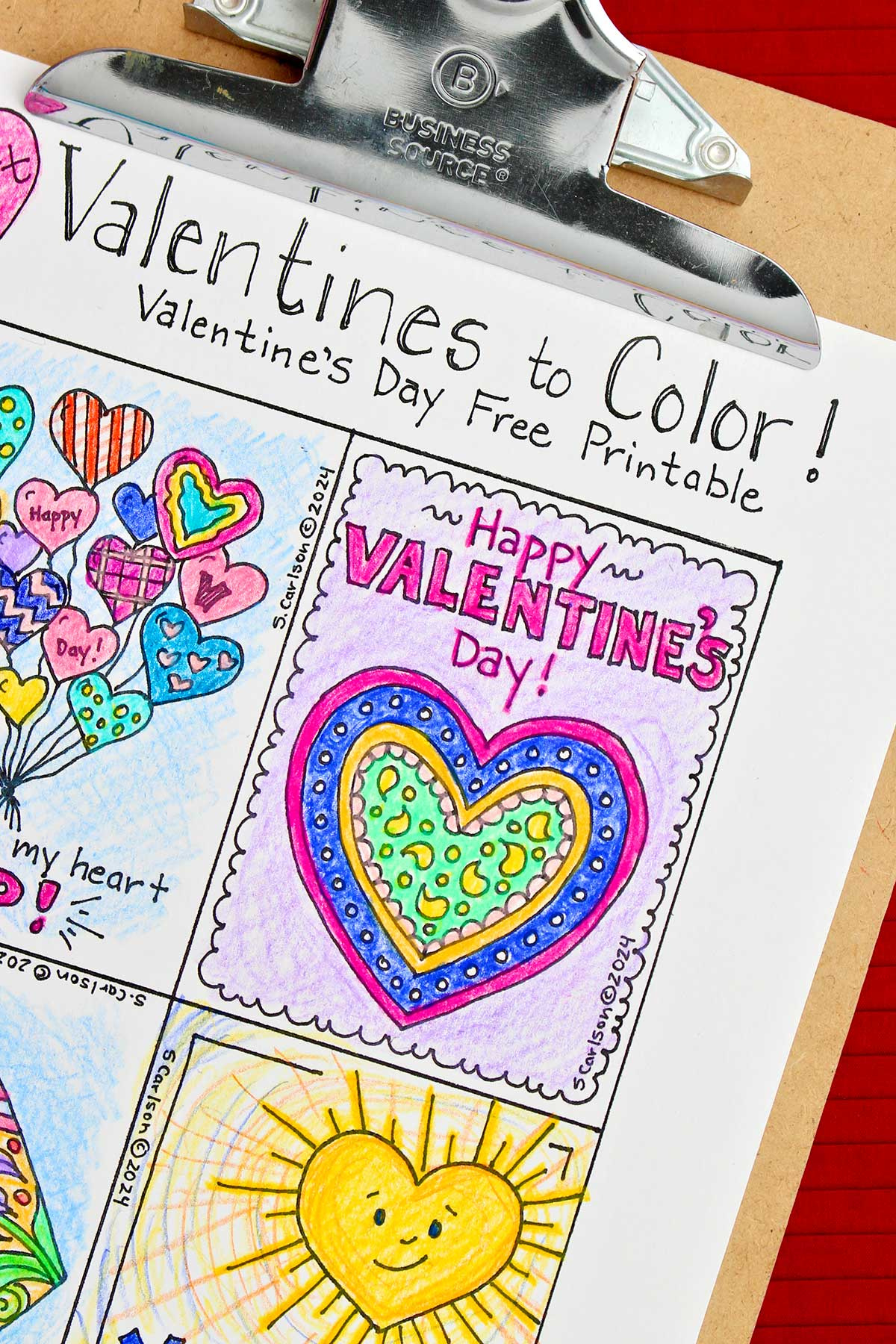 Heart Valentines To Color: A Valentine&amp;#039;S Day Free Printable pertaining to Free Printable Hearts For Valentine&amp;amp;#039;s Day