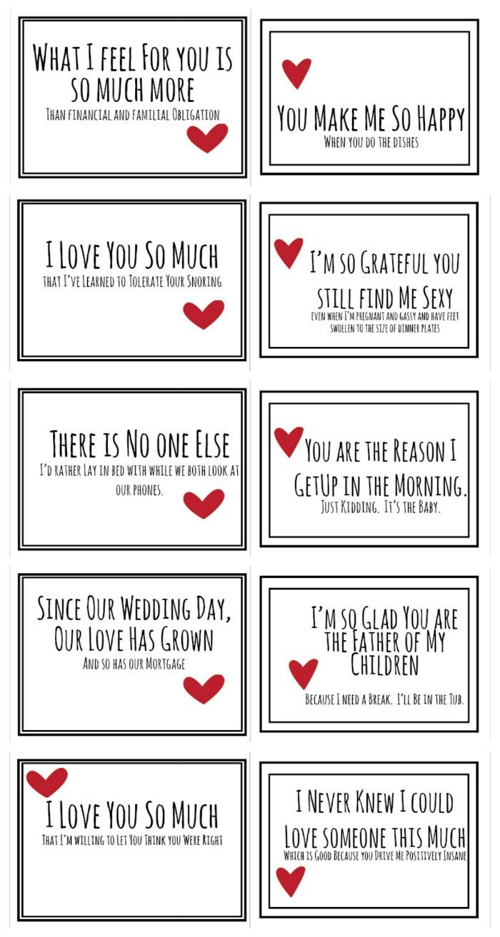 Homemade Valentine Gift For Husband Lovely Husband Free Printable within Printable Valentine For Husband