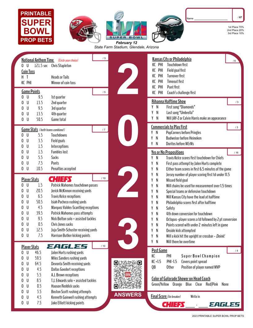 Nfl 2024 Online Super Bowl Prop Bets 2025 Super Bowl Lix 59 Prop for Nfl Super Bowl Prop Bets Printable
