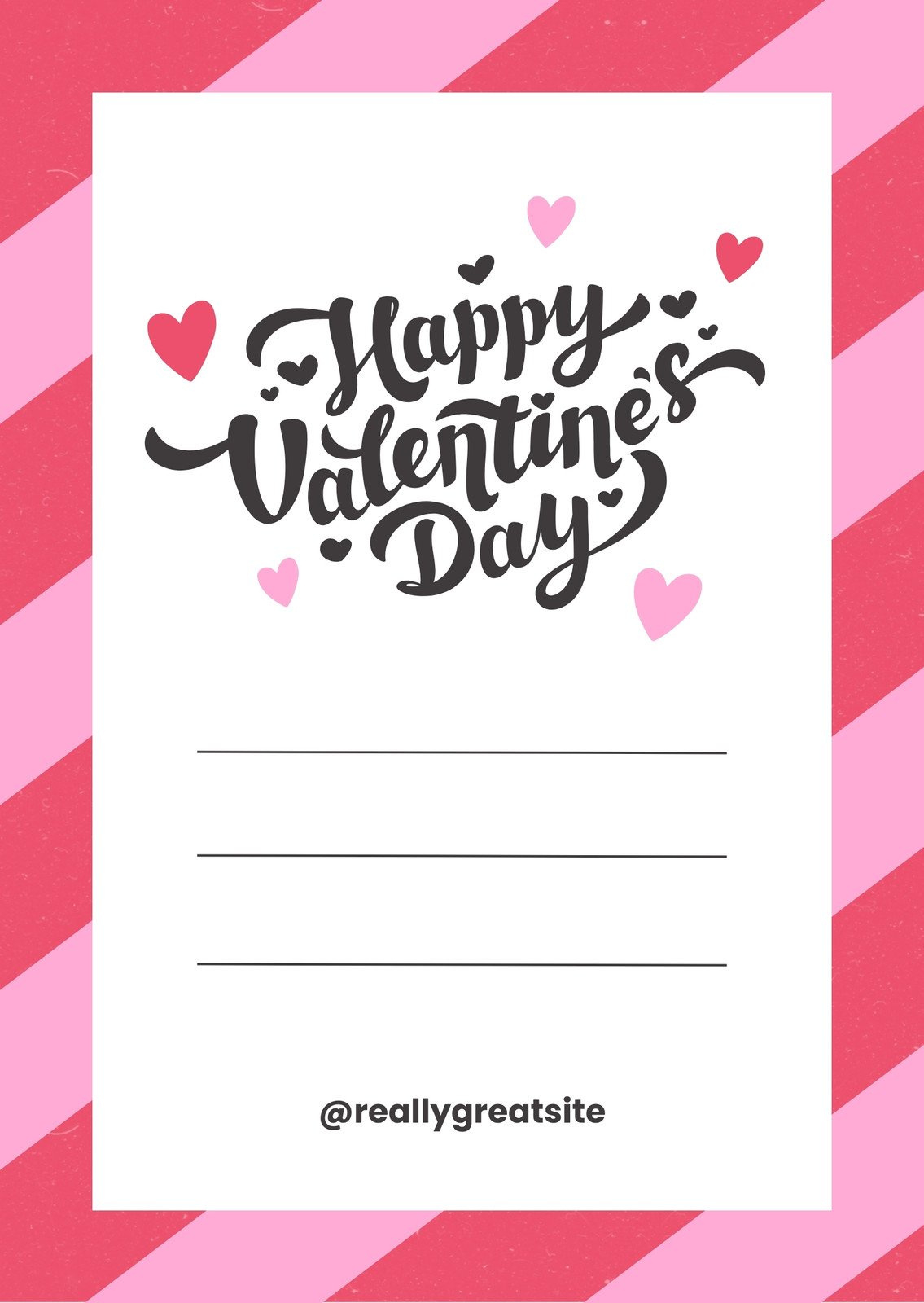 Page 2 - Free Custom Printable Valentine&amp;#039;S Day Card Templates | Canva with regard to Printable Valentine&amp;amp;#039;s Day Letter Template