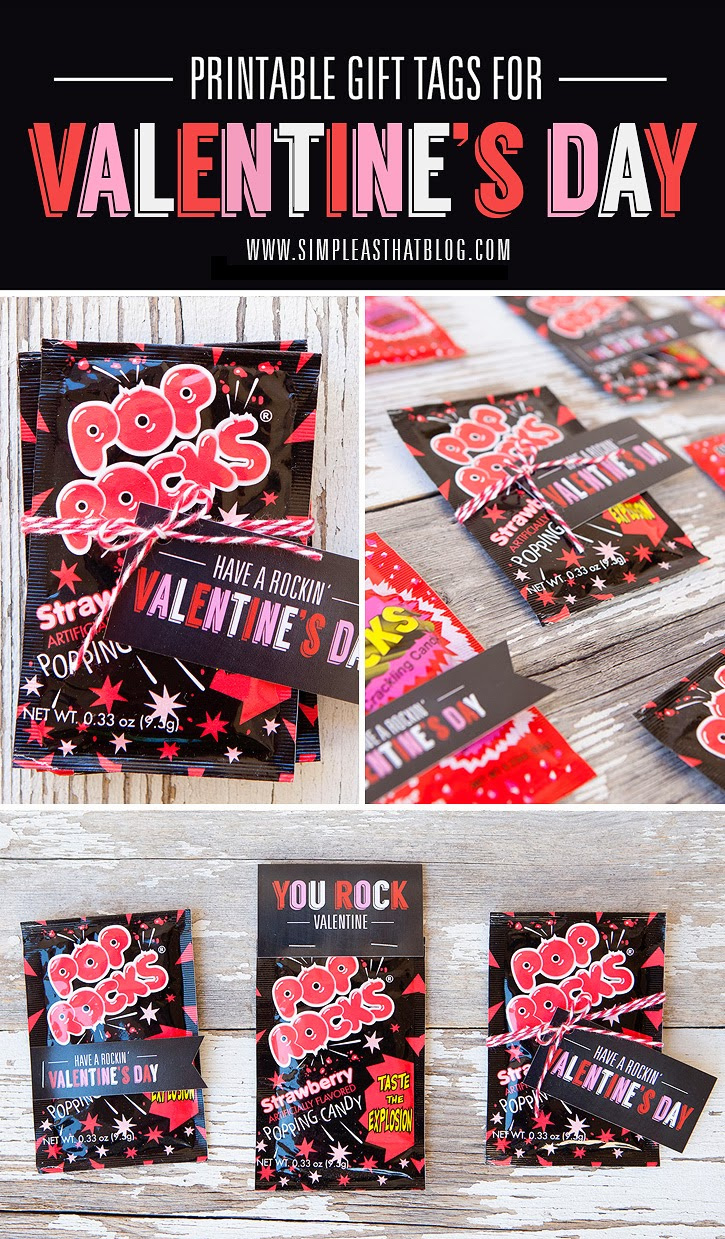 Printable Pop Rocks Valentine&amp;#039;S Day Gift Tags in Pop Rocks Valentines Printable