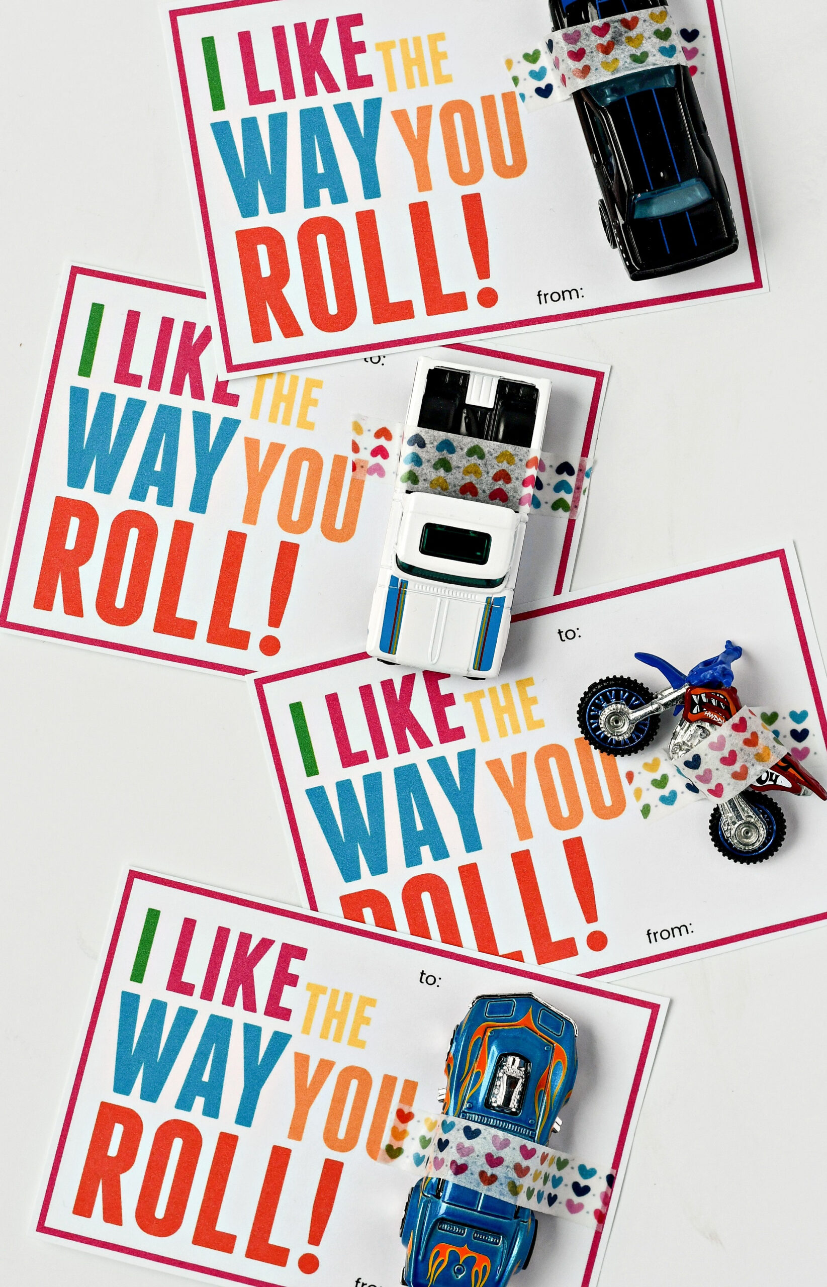 Printable Valentines Cards For Kids- I Like The Way You Roll within I Like The Way You Roll Valentine Printable