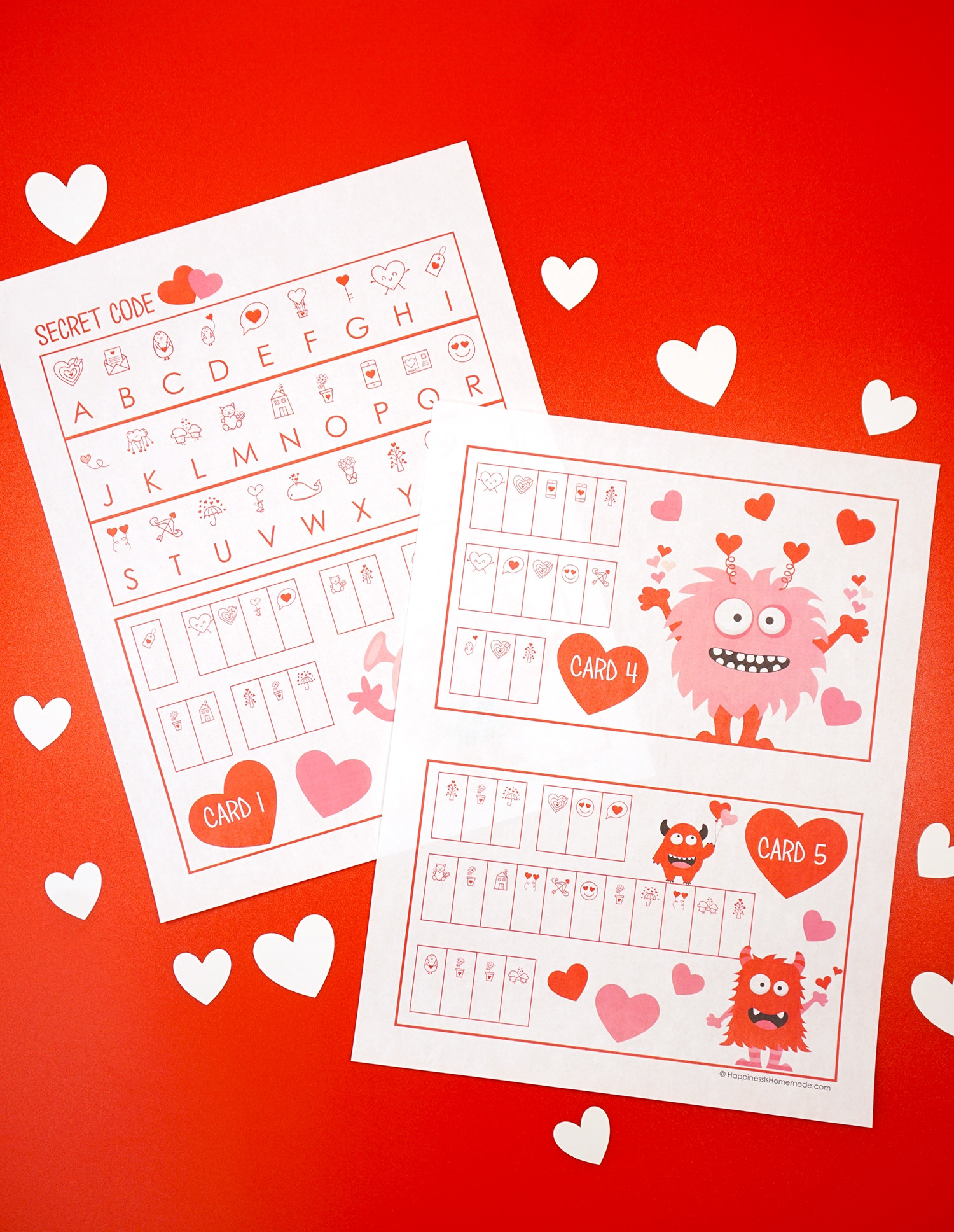Printable Valentine'S Day Game For Kids: Crack The Code inside Printable Valentine'S Day Games