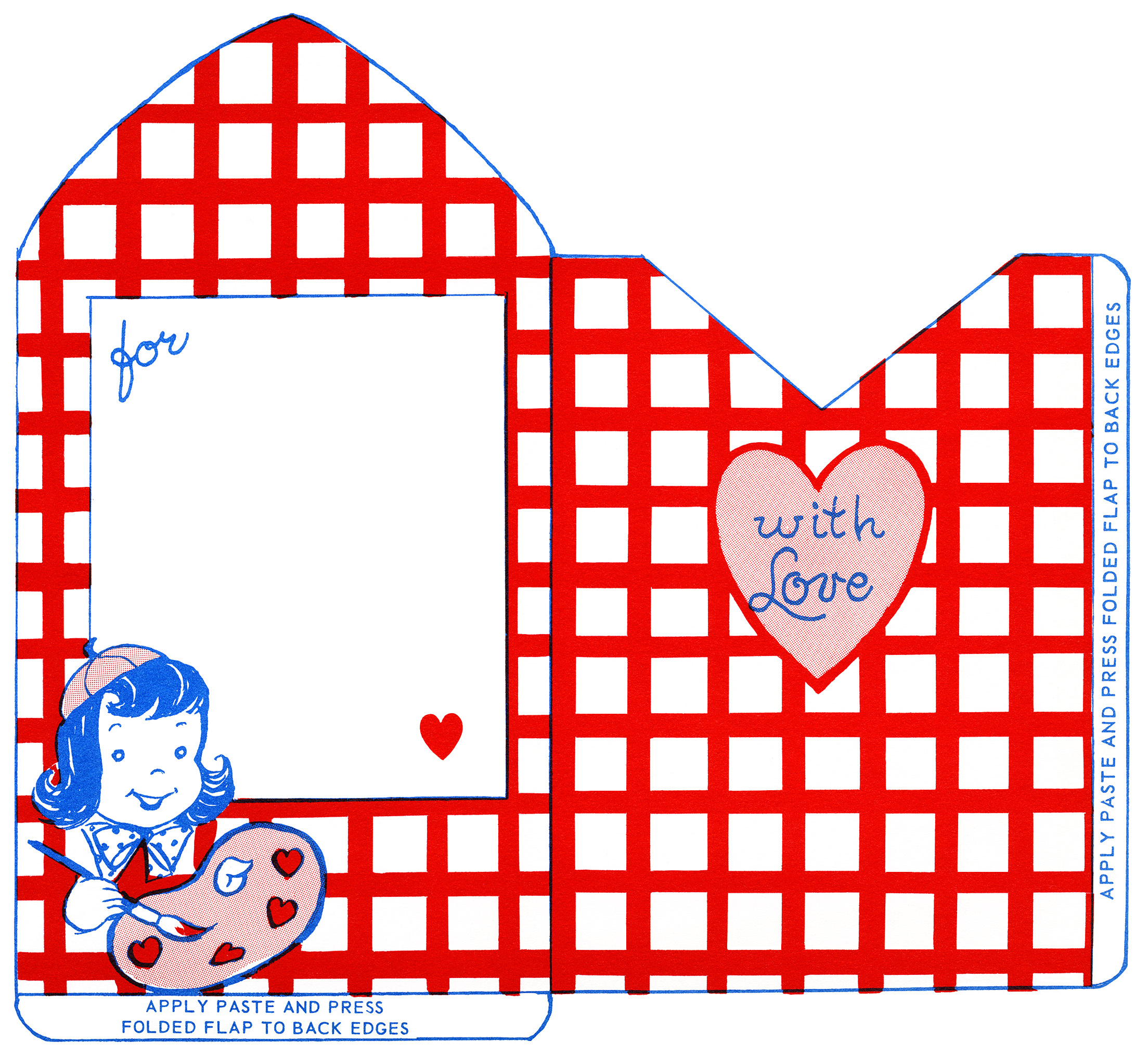 Retro Valentine Envelopes - The Old Design Shop in Printable Valentine Envelope Template
