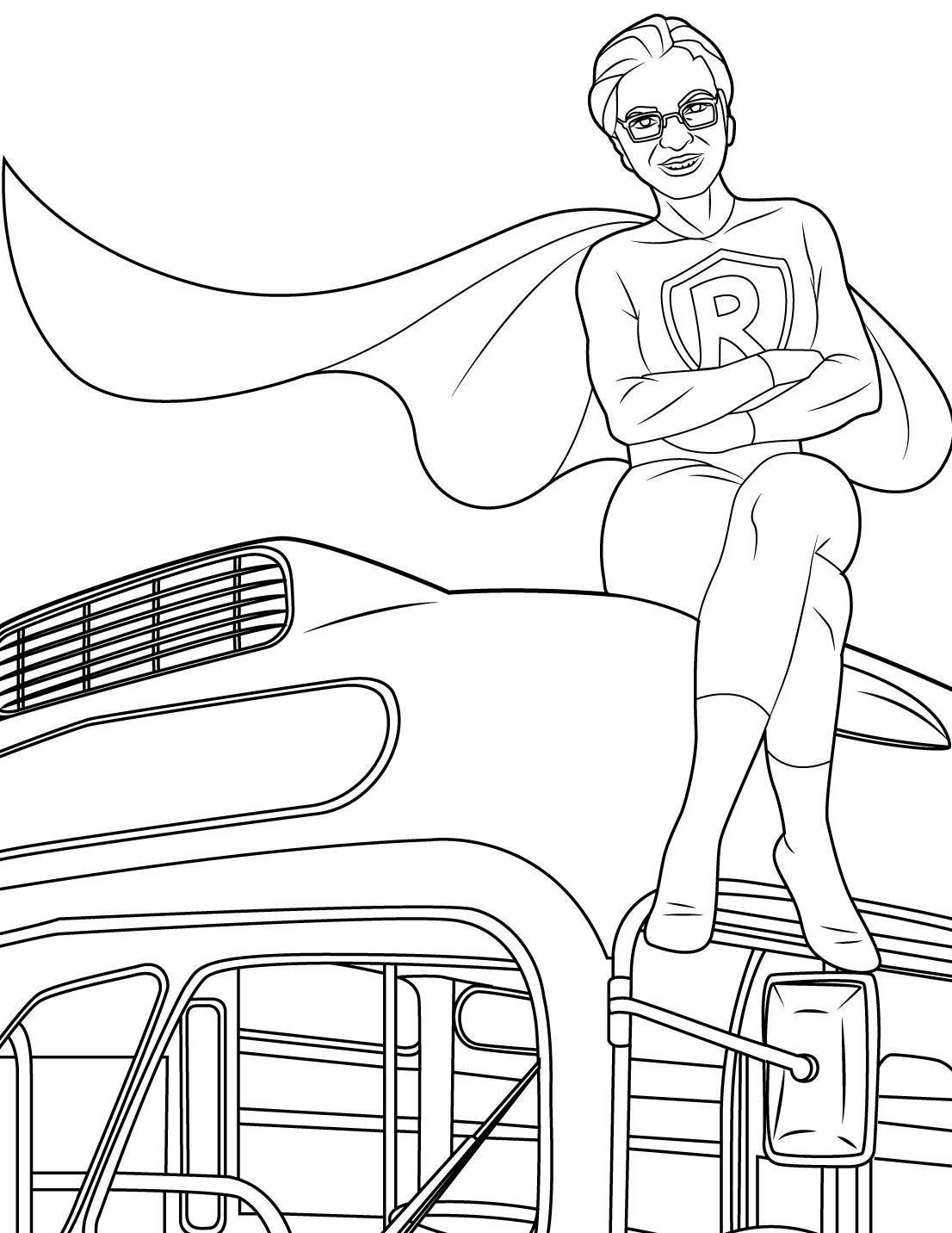 Rosa Parks Civil Rights Coloring Page Black History Month regarding Rosa Parks Coloring Pages Printable