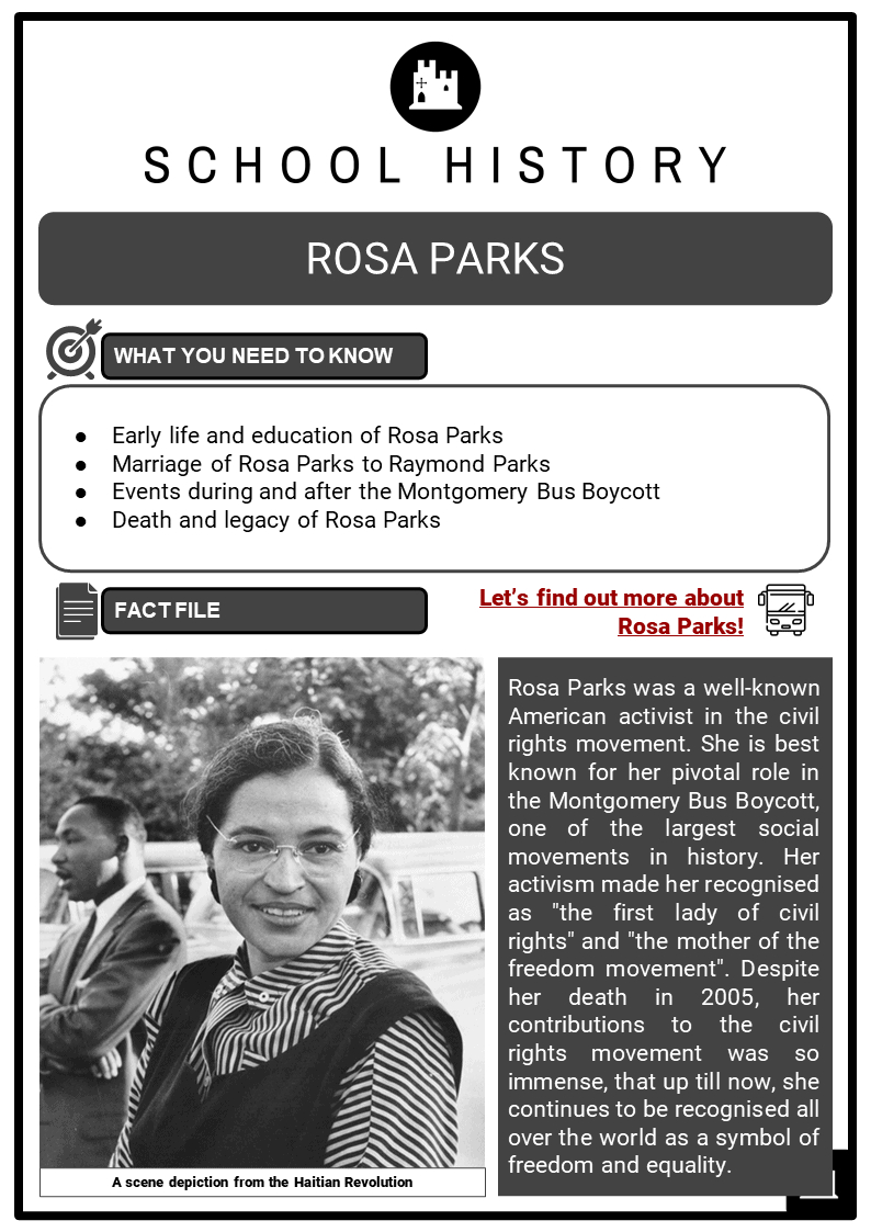 Rosa Parks Facts, Worksheets, Early Life, Education &amp;amp; Legacy pertaining to Rosa Parks Printable Biography