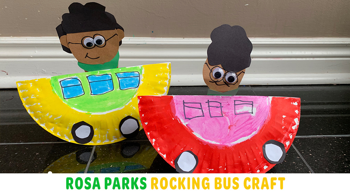 Rosa Parks Rocking Bus Craft - Happy Toddler Playtime regarding Rosa Parks Bus Printable For Kids