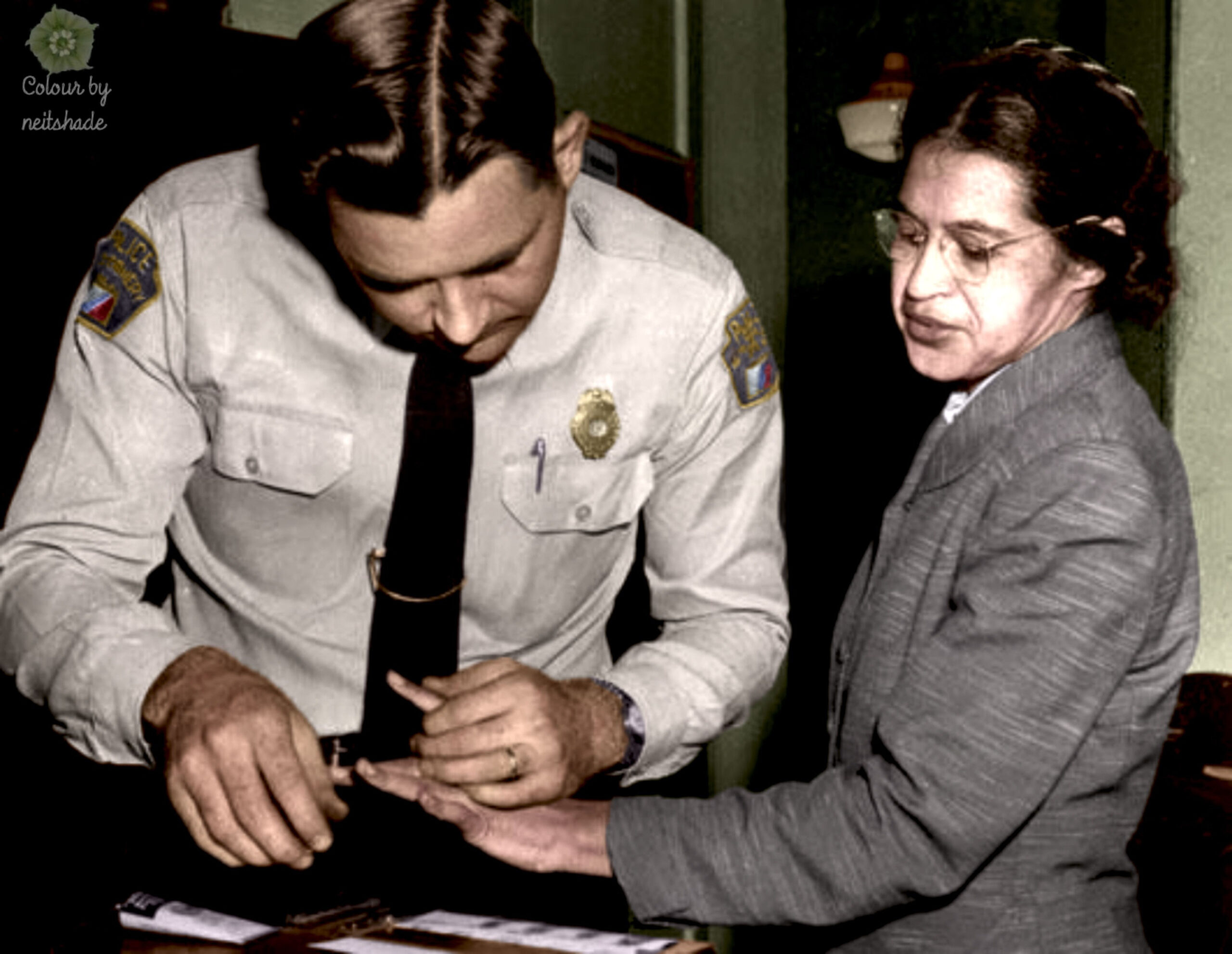 Rosa Parks – Tinting History regarding Printable Pictures of Rosa Parks Arrest