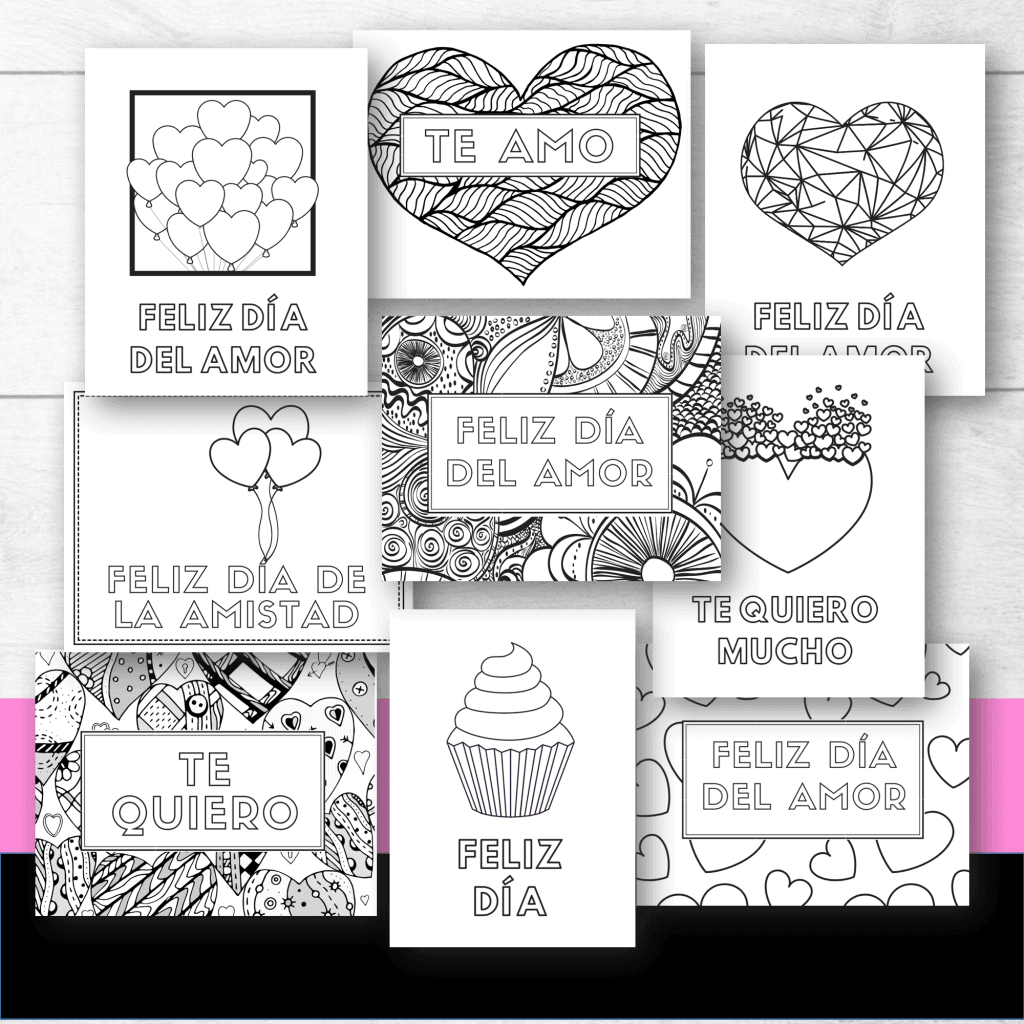 Spanish Valentine&amp;#039;S Day Cards: Free Printables For Día Del Amor for Printable Spanish Valentines Day Cards