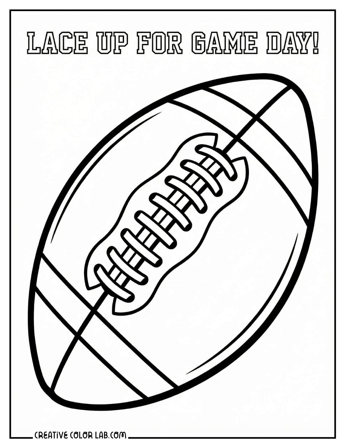 Super Bowl Coloring Pages | Free Football Printables with Super Bowl Coloring Pages 2026 Free Printable