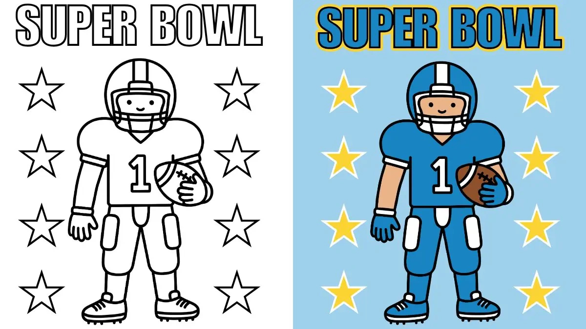 Super Bowl Nfl Coloring Pages (16 Free Printable Pdfs) with Free Printable Super Bowl Coloring Pages 2026