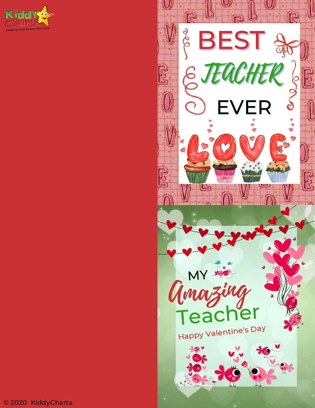 Teacher Valentine&amp;#039;S Cards - Print And Download - Kiddycharts in Printable Teacher Valentine Cards