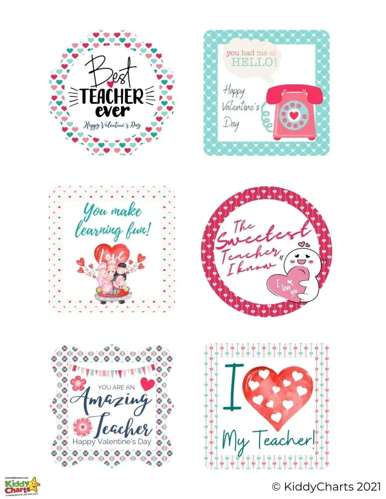 Teacher Valentine&amp;#039;S Cards - Print And Download - Kiddycharts within Free Printable Valentines Cards For Teachers