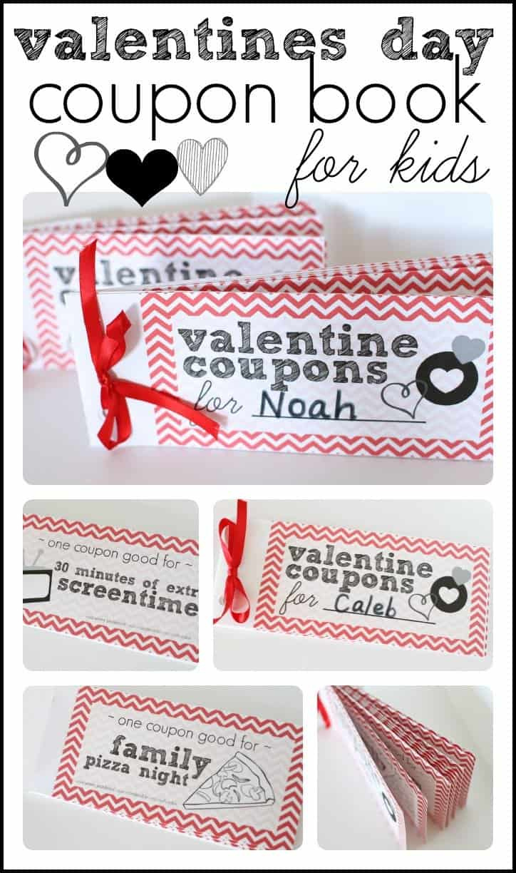Valentine Coupons For Kids - I Can Teach My Child! within Printable Valentine Books For Kids
