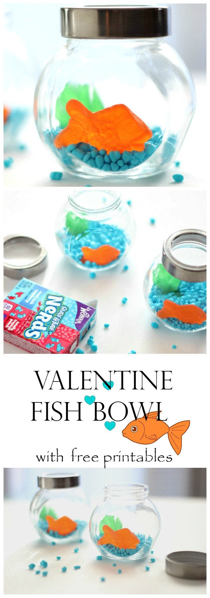 Valentine Fish Bowl With Free Printables intended for Printable Fish Bowl Valentine Template