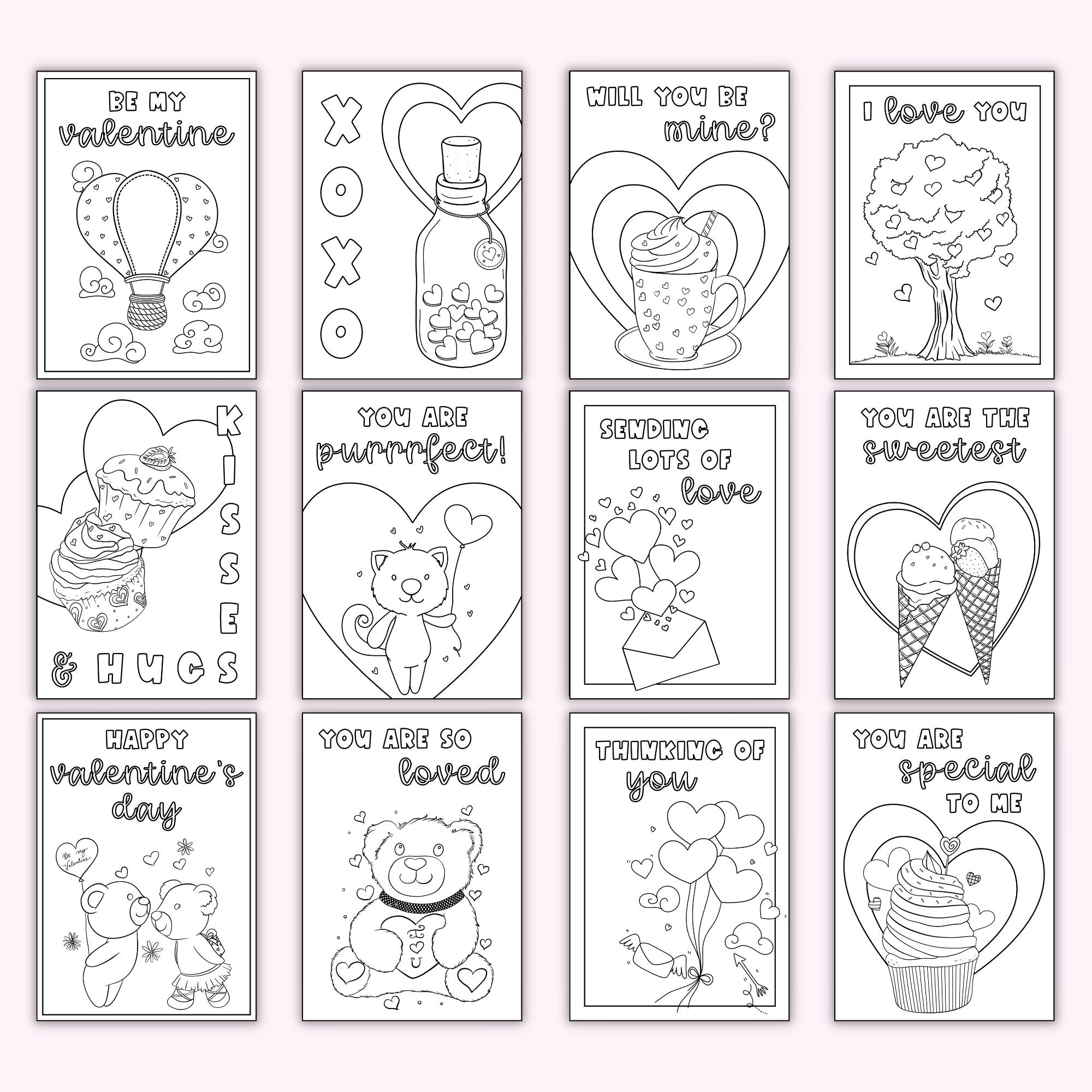 Valentines Day Cards To Colour Images Valentine&amp;#039;S Day Cards To inside Printable Valentine Day Card Template