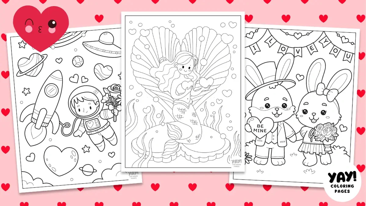 Valentine'S Day Coloring Pages (Free Printables) in Free Printable Full Page Valentines Coloring Pages