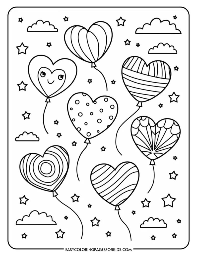 Valentine&amp;#039;S Day Heart Coloring Pages (12 Free Printable Pages intended for Printable Valentine Hearts Coloring Pages