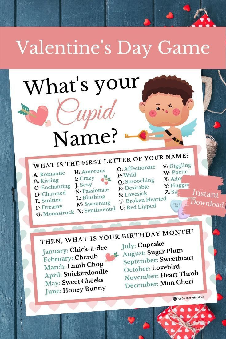 Valentine'S Day Party Game Filled With Love intended for Printable Valentine'S Day Games
