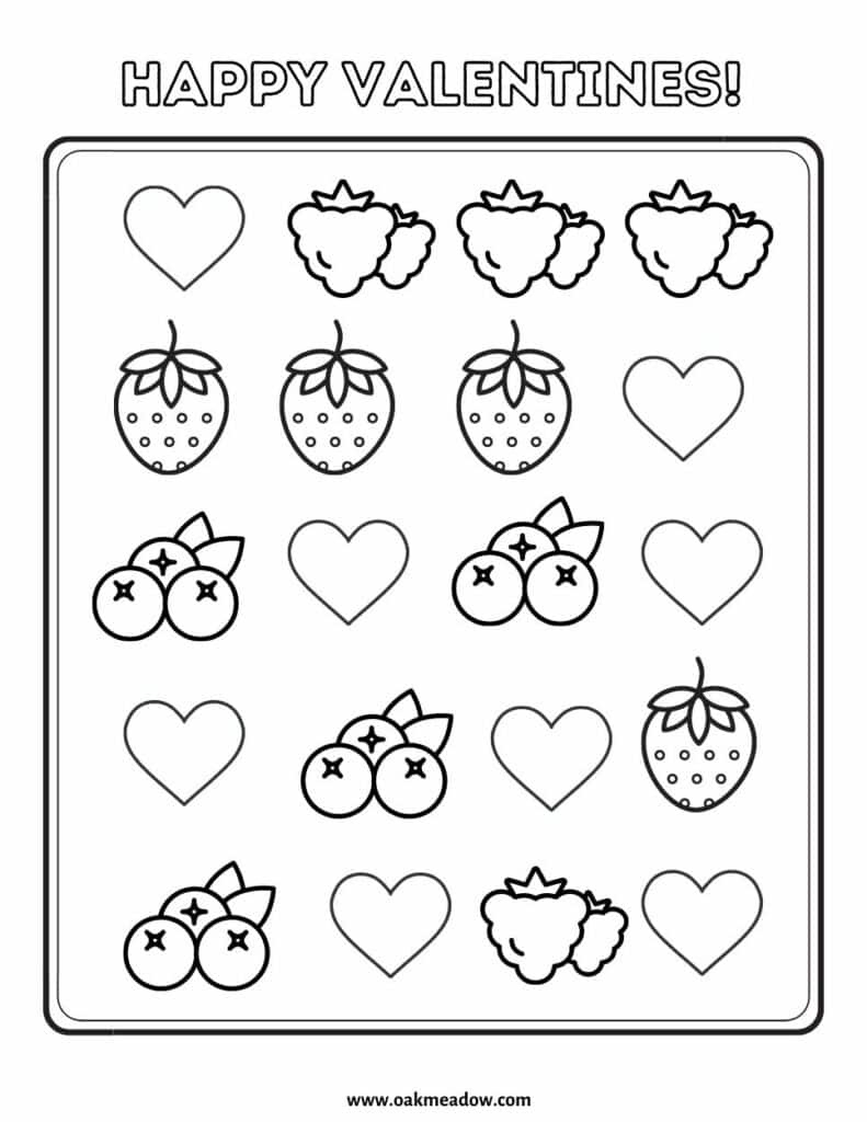 Valentines Day Printables | Oak Meadow with Valentine&amp;amp;#039;s Day Printables For Kids
