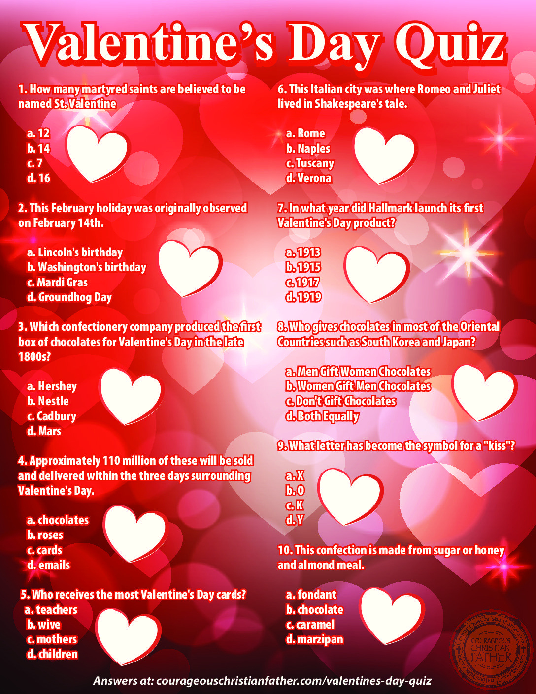 Valentine'S Day Quiz For Him Free Printable Valentine'S Day for Printable Valentine Quiz