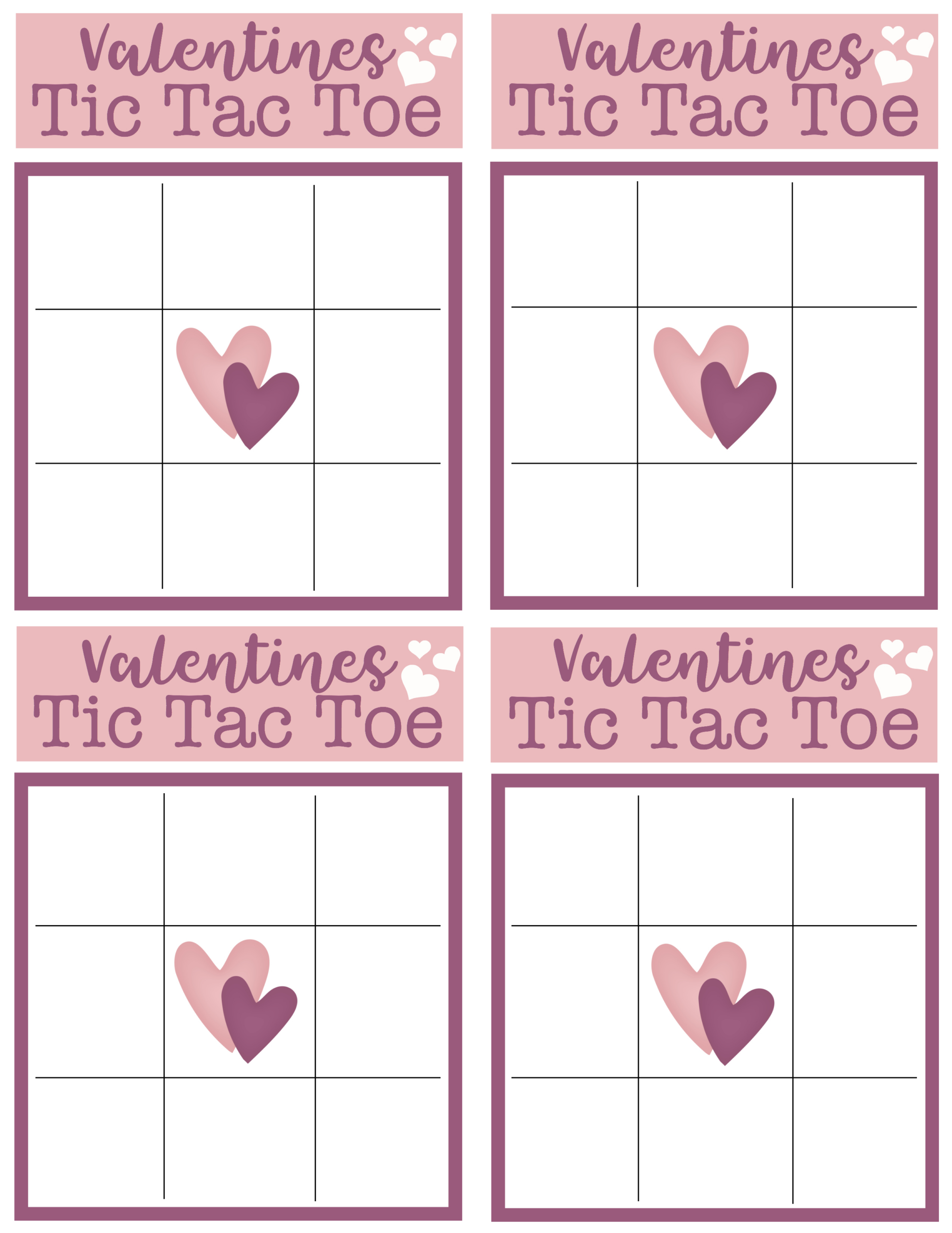 Valentines Tic Tac Toe Printable | Simply Being Mommy within Valentine Tic Tac Toe Printable